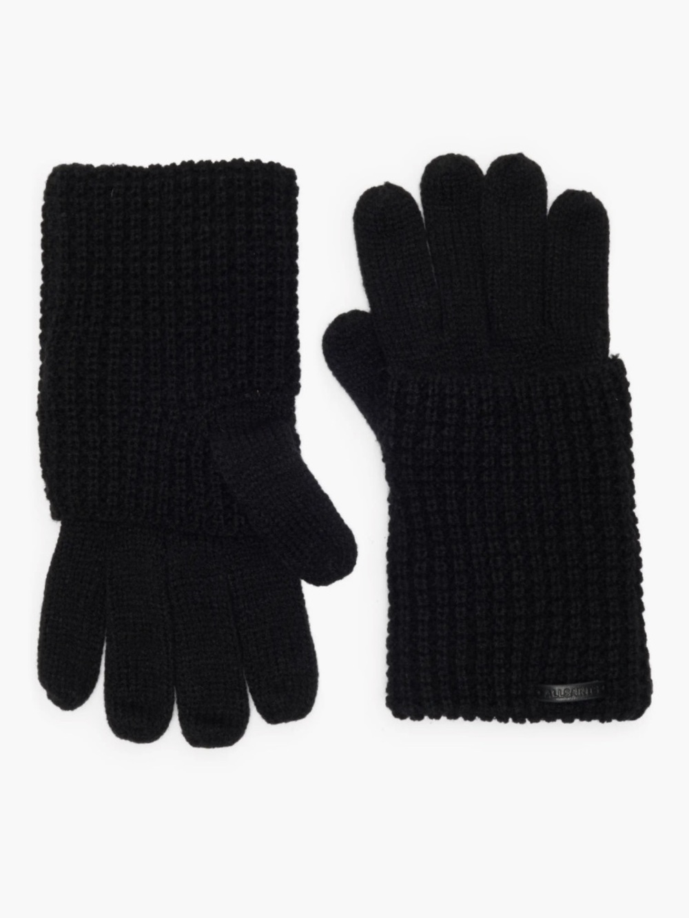 AllSaints All Saints Women’s Mixed Stitch Gloves One Size Wool Blend NWT